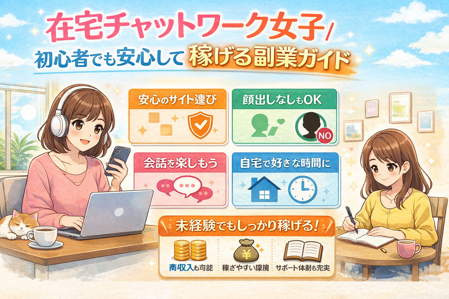 在宅チャットワーク女子|初心者でも安心して稼げる副業ガイド